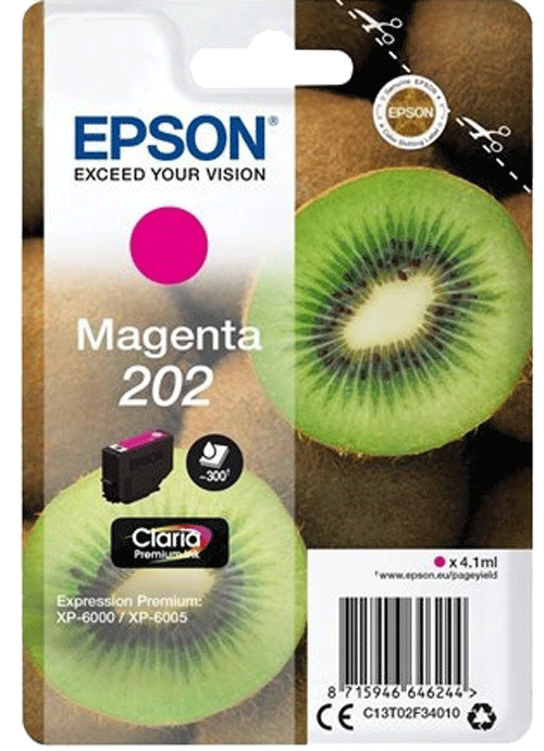 foto van EPSON Claria Premium 202
