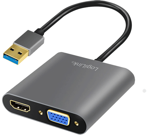 foto van LOGILINK USB3.0 > HDMI/VGA