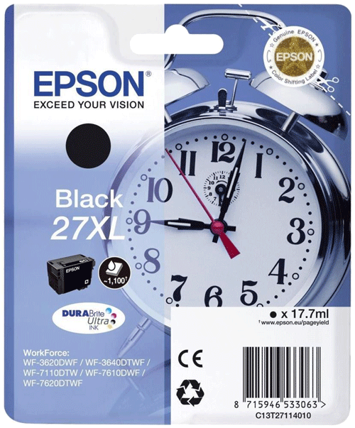 foto van EPSON T2711XL zwart origineel