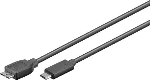 foto van USB3.1C <> USB3.0 MICRO - 1m
