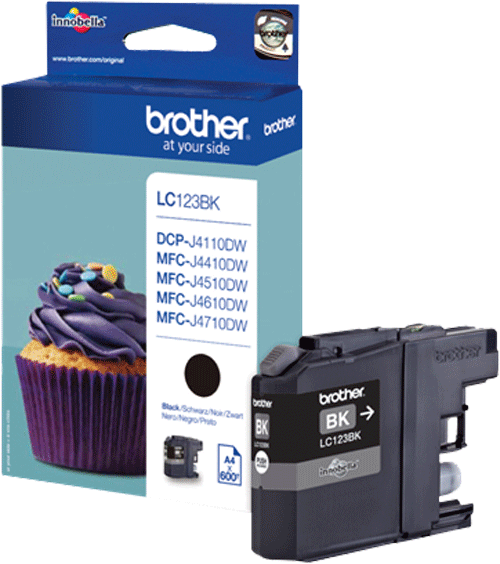 foto van BROTHER LC123BK origineel