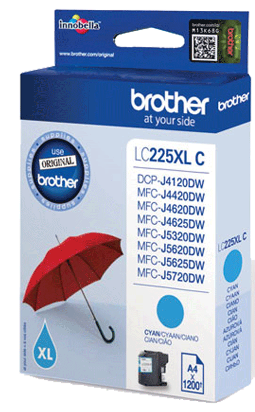 foto van BROTHER LC225XL origineel