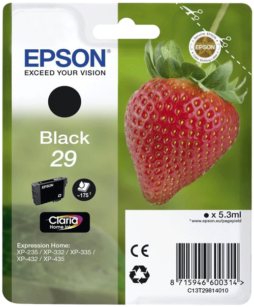 foto van EPSON T2981 zwart origineel