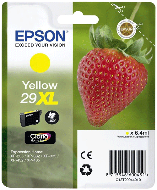 foto van EPSON T2994XL geel origineel