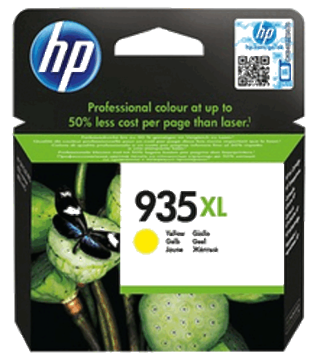 foto van HP 935XL geel origineel