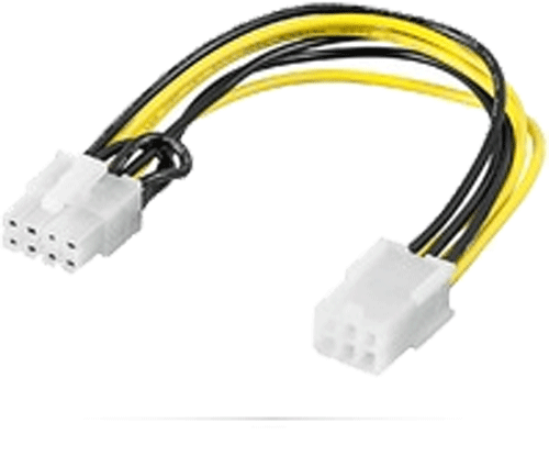 foto van 6 pins > 8 pins - 0.2m