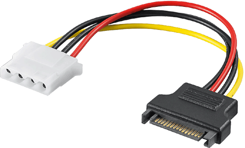 foto van Molex > SATA converter