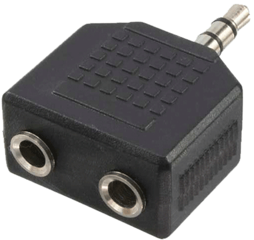 foto van Audiosplitter 3.5mm > 2x3.5mm