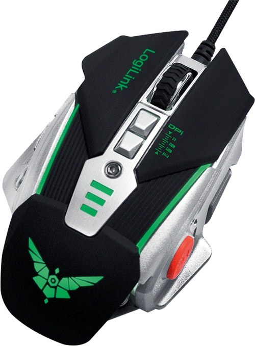 foto van Gaming mouse - USB - zwart/zilver