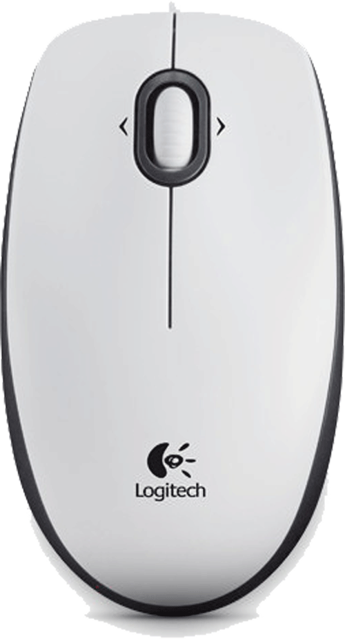 foto van LOGITECH B100 Muis - Wit