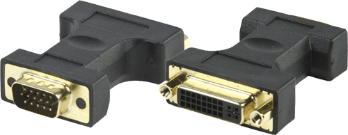 foto van DVI-I > VGA converter