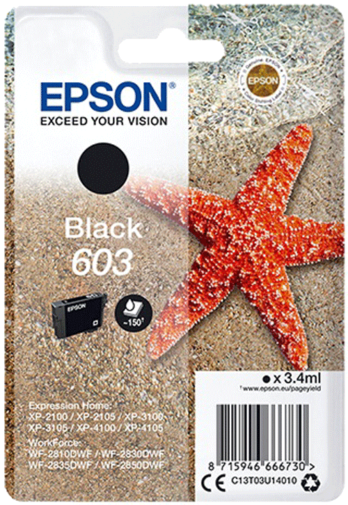 foto van EPSON 603 - zwart - origineel