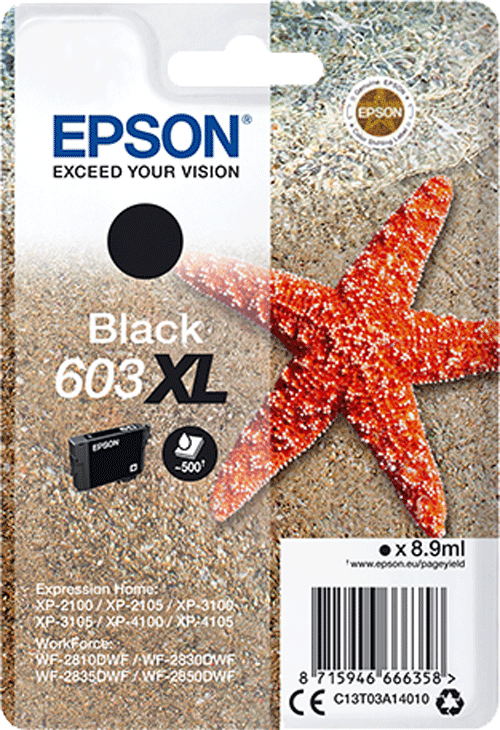 foto van EPSON 603XL - zwart - origineel
