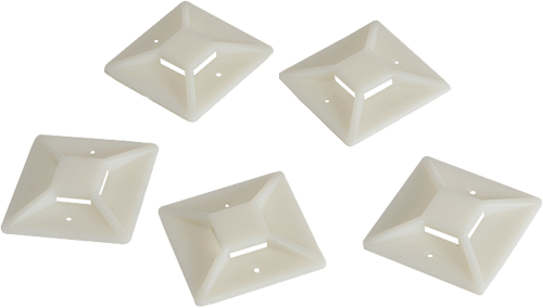 foto van 100 Kabelbinder Houders - 40mm