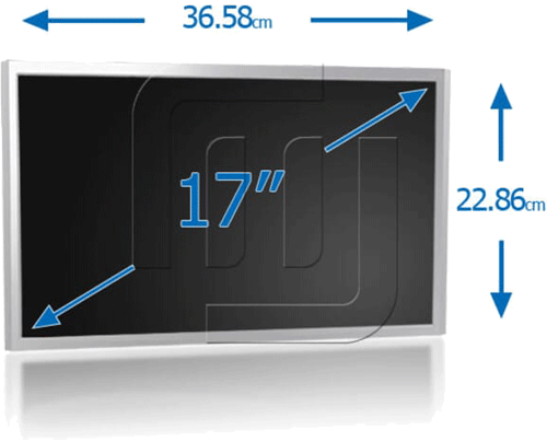 foto van Notebookscherm B170PW03