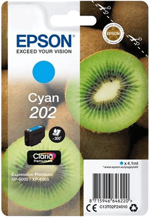 foto van EPSON Claria Premium 202