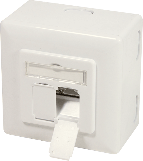 foto van RJ45 Opbouwdoos - Wit