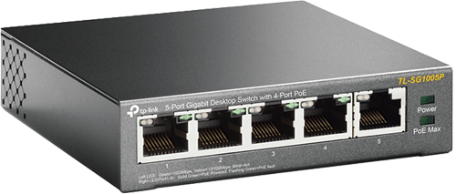 foto van TP-LINK TL-SG1005P POE