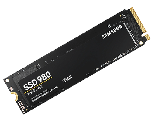 foto van SAMSUNG - SSD - 250GB - 980 - M.2 PCIe