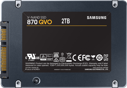 foto van SAMSUNG 2TB SSD 870 QVO SATA3