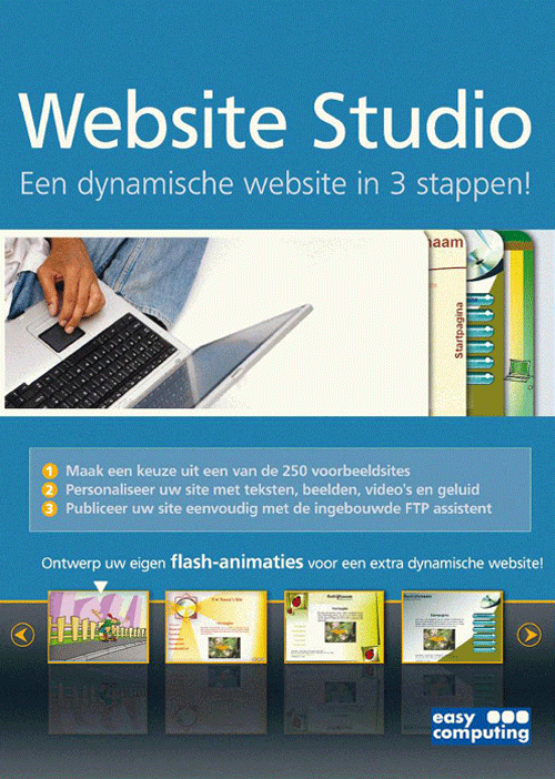 foto van PC - Website Studio