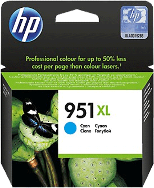 foto van HP 951XL Cyaan
