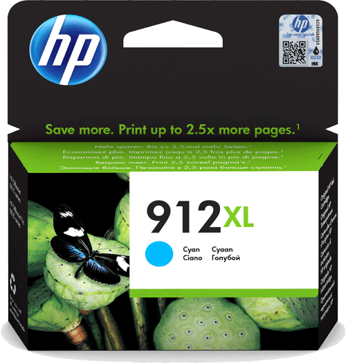 foto van HP 912XL Cyaan
