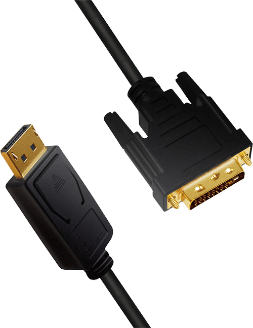 foto van Displayport 1.2 -> DVI-D 2m