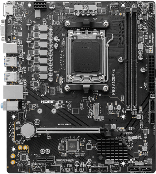 foto van MSI PRO A620M-E