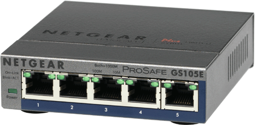 foto van NETGEAR 5 poort switch