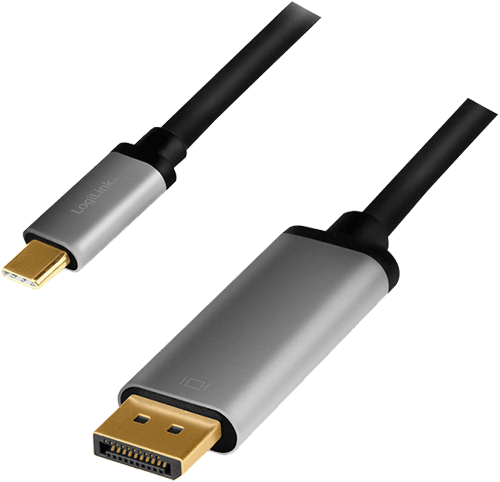 foto van LOGILINK USB-C > DP 1.8m