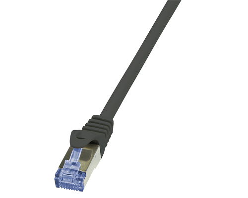 foto van LOGILINK CAT6A 0.25m zwart