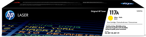 foto van HP toner 117A geel