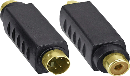 foto van DELTAC adapter tulp > S-VHS