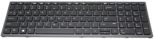 foto van HP ZBook 15/17 G3 Keyboard