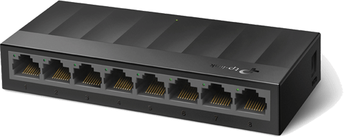 foto van TP-LINK LS1008G 8 poort switch
