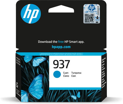 foto van HP 937 cyaan