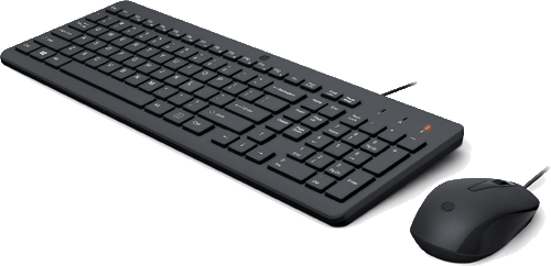 foto van HP toetsenbord & muis