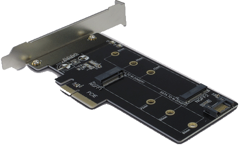 foto van PCI-e > NVMe M.2
