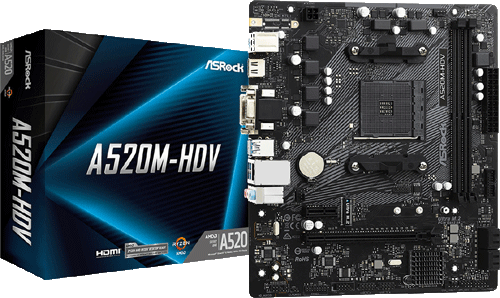 foto van ASROCK A520M-HDV