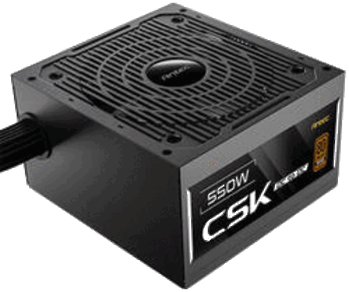 foto van ANTEC 550W voeding 80+