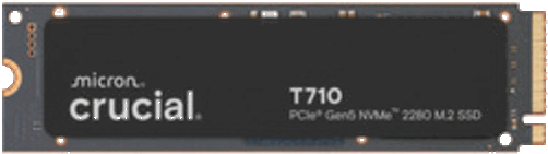 foto van CRUCIAL 1TB T710 M.2