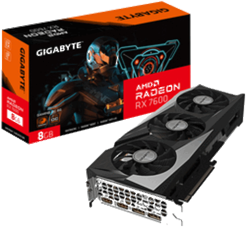 foto van GIGABYTE RX7600/OC 8GB