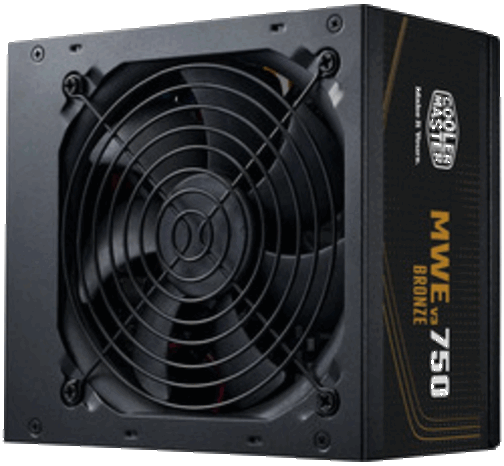 foto van COOLERMASTER 750W PSU