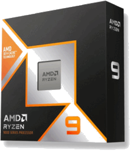 foto van AMD Ryzen 9 9950X3D