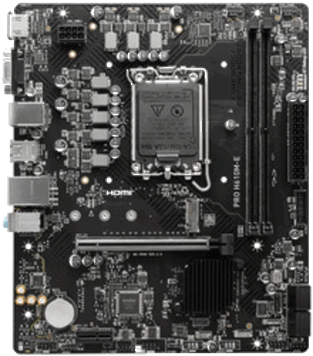 foto van MSI Pro H610M-E