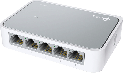 foto van TP-LINK 5 poorten switch