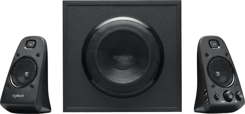 foto van LOGITECH - speakerset - Z-623 - 2.1 speakers - zwart