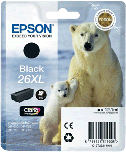 foto van EPSON T2621 Zwart