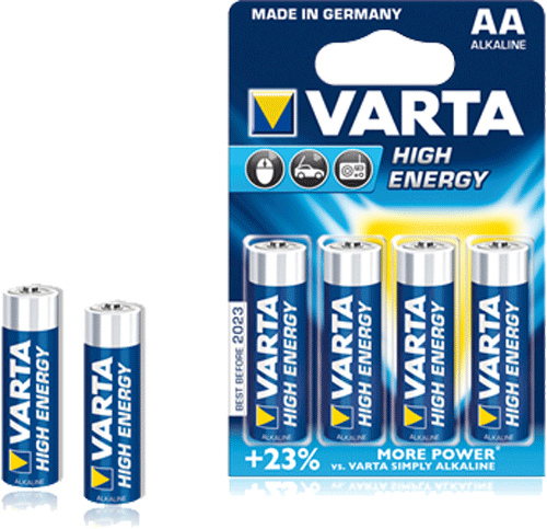 foto van High Energy batterij AA